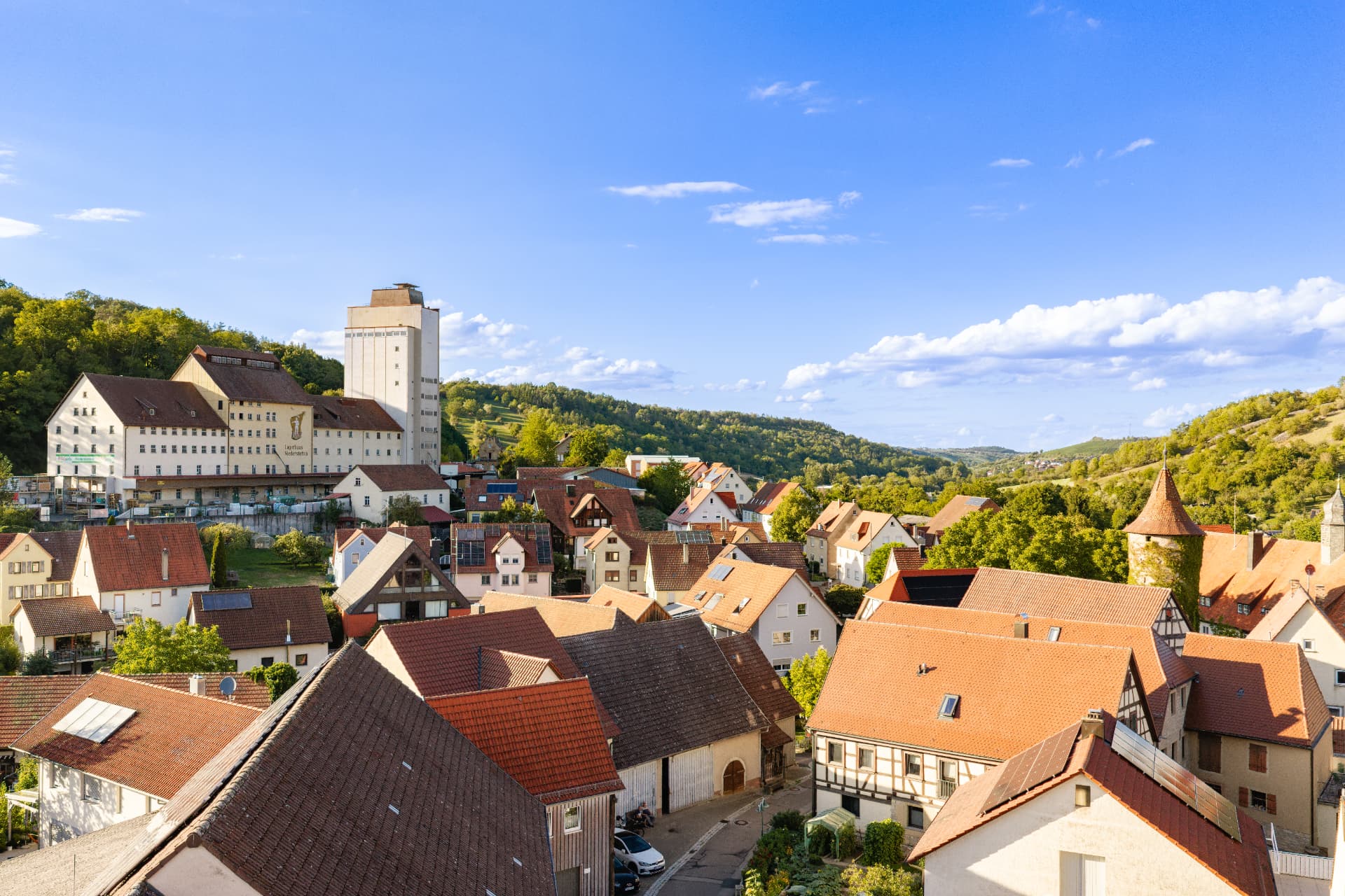 Ortsansicht von Niederstetten im Main-Tauber-Kreis